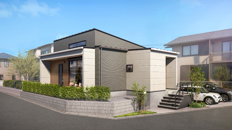 光風台4丁目SMARTstyle<br>平屋街角モデルⅡ